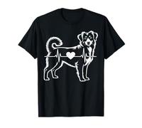 Electrocardiograma de Latido del corazón Tolling Retriever Toller de Pato de Nueva Escocia Camiseta