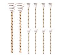 Electroculture Plant Stakes - 31 x 10 x 6 cm Electroculture Plant Growing Antenna | Electrocultures Copper Stakes |10pcs Long Copper Coil Plants Stake, Garden Tools | For Enhanced Growth Of Plants