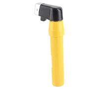 Electrode Holder, 400Amp Welding and Cutting Clamp Accessories Universal Compact Design Small Size Welding Tool Set with Ergonomic Handle (Black) (Yellow)