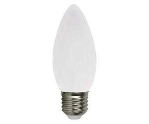 ElectroDH Bombilla E27 LED Tipo Vela C35, 4W 'FULLGLASS' 360º