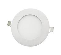ElectroDH Plafón LED de empotrar Redondo, Blanco, 9W, Ø120×24 mm