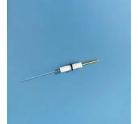 Electrodo de alambre de plata personalizable for investigación electroquímica - 37 mm de longitud, vástago de PTFE, paquete de 1(D0.7x37mm)