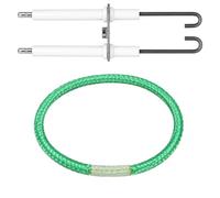 Electrodo de encendido doble con junta de tubo de quemador D81 | Kit de mantenimiento apto para Buderus BE | BE-A | 17 hasta 34 kW | Electrodo de encendido Número de referencia 8718585036 | Junta de