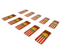 Electrodo serigrafiado electroquímico tres en uno: electrodo de trabajo/auxiliar y de referencia de oro sobre sustrato de poliimida(5PCS)