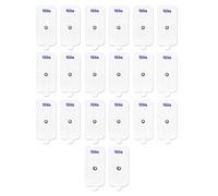 Electrodos TENS, almohadillas de repuesto XL de alta calidad para unidades TENS, 10 pares de electrodos de unidad TENS a presión (20 almohadillas de unidad TENS), 2 x 4 pulgadas, marca Discount TENS