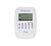Electroestimulador Chattanooga Physio | 4 canales independientes, TENS/NMES, 4 cables Mi incluidos, 120 mA, 1-150 Hz, Muscle Intelligence, Garantía 3 años