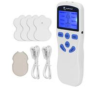 Electroestimulador Muscular Con 4 Electrodos, Masajeador De Pulso Digital, Dispositivo De Masaje Eléctrico Para El Cuello Y La Espalda Para Aliviar El Dolor, Estimulación Muscular Y Relajación Corpora