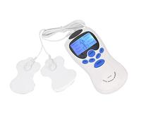 Electroestimulador Muscular Masajeador de Pulso Digital con Electrodos de 2 Piezas para Aliviar el Dolor de Espalda del Cuello del Hombro, Estimulación Muscular Y Relajación Corporal(EU)
