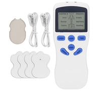 Electroestimulador Muscular, Masajeador Eléctrico de Hombro Y Espalda, Dispositivo Portátil de Estimulación Muscular con 4 Electrodos para Aliviar la Fatiga Y el Dolor(EU)