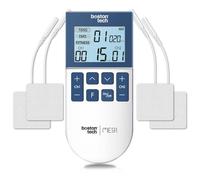 Electroestimulador Muscular TENS/EMS/FITNESS 3 en 1 | Boston Tech® ME91 | 50 Programas, 16 Intensidades, 2 Canales | Alivio del Dolor, Rehabilitación y Magnetoterapia + 4 Electrodos Reutilizables
