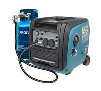 Electrógeno de Emergencia KS4000iEGS Inversor LPG Generador 4KW Gas + Gasolina