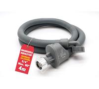 ELECTROHOGAR Manguera Aquastop 4M | Compatible con todas las Marcas de Lavadora y Lavavajillas | Conexión de 3/4" | Sistema Antifugas | Seguridad Contra Inundaciones | Certificación VDE