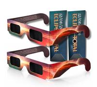 ELECTROHOGAR Pack de 2 Gafas Eclipse Solar Homologadas | Gafas Certificadas ISO 12312-2 y Certificado CE para Ver el Eclipse de Forma Segura y con Protección | Eclipse España Agosto 2026