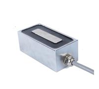 Electroimán cuadrado súper fuerte de 80Kg, 12v, 24v CC, Mini electroimán rectangular de sujeción cuadrada, 1 Uds.(H1005040-12v)