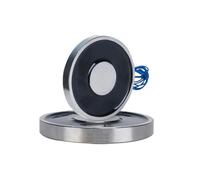 Electroimán de ventosa P59/34 de 75 kg, bobina pequeña y potente, 12/24 V, redondo, industrial, 0,8 A, 1 unidad(DC 12V)