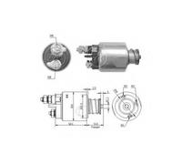 Electroimán, Motor De Arranque Fiat Panda / Doblo / Idea / Lancia Y / Musa
