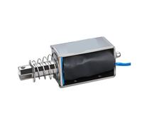 Electroimán pequeño de CC de 12V y 24V de empuje, 0520B, 0530B, 0630B, 0730B, interruptor de tracción fuerte, imán de carrera 5N