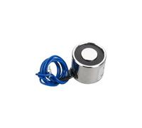 Electroimán, voltaje de funcionamiento 12 ± 2 V, el valor máximo de succión es 8 kg/79 N, 25 x 20 mm El electroimán de ventosa redonda
