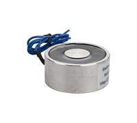 Electroimán, voltaje de trabajo 12±2V, valor máximo de succión es 85kg/834N, 65x30mm. El electroimán de ventosa redondo