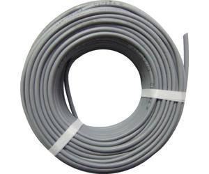 electroline 14007 - Cable telefónico de 2 pares + tierra - Mt 25 - Gris