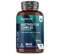 Electrolitos Keto Sin Azúcar 930mg - 180 Comprimidos Veganos - Magnesio, Potasio, Sodio, Calcio y Cloruro que Aportan Sales Minerales para Deporte para 6 Meses, Sin OGM ni Gluten