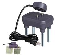 Electrolizador de agua | Probador portátil de electrólisis de agua con barras de hierro,Aparato de purificación de agua potable para acampar, aventuras al aire libre, hogar, viajes, montañismo