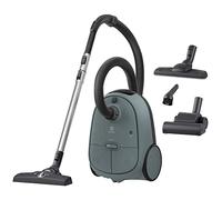 Electrolux 600 Clean, Aspirador con Bolsa, Controles de pie, 50% de Plástico Reciclado, Filtro Higiene 12 Lavable, Cordón 12m XXL, EB61C4OG, Verde Océano