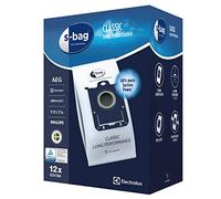 Electrolux E201SM Mega Pack de 12 Bolsas S-Bag Classic Long Performance, Blanco