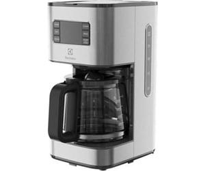 Electrolux E5CM1-6ST Create Filterkaffeemaschine mit 5 Timer, Aromawahl, Abschaltautomatik, Reinigungsfilter, 1000W, Edelstahl