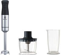 ELECTROLUX E5HB1-6SS Create 5 Batidora de inmersión, batidora, vaso y mini picadora incluida, velocidad múltiple, con función turbo, agarre cómodo, 800 vatios, acero inoxidable