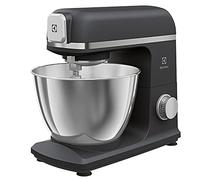 Electrolux E5KM1-4BPT - Amasadora planetaria Create 5 de aluminio fundido, 1200 W, 6 ajustes, 330 x 245 x 380 mm, color negro perla