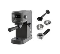 Electrolux E6EC1-6BST Explorer 6 - Máquina de café espresso con tecnología de control térmico, bandeja de goteo extraíble, espumador de leche, 1250-1450 W