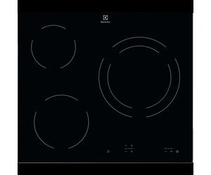 Electrolux EHF6231IOK Vitrocerámica 3 zonas 60cm Negra