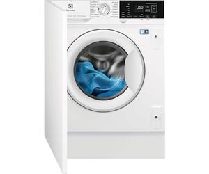 Electrolux EN7W4862OF Lavasecadora de Carga Frontal, Lava 8 Kg, Seca 4 Kg, Integrable, 1600 rpm, Serie 700, Función Vapor, Tecnología SensiCare, Sistema DualCare, Motor Inverter, Blanco, Clase A