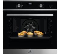 Electrolux Serie 600 - Horno eléctrico empotrado a vapor multifunción, capacidad 72 L, EOD5H40X, Clase A, Ventilado, cocción y limpieza a vapor Potencia, 589 x 596 x 569 mm, acero inoxidable