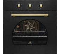 Electrolux FR53G Horno Empotrable | Clase energética A | 60cm, Multifunción, Negro/Hierro fundido