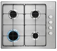 Electrolux KGS6404SX Quemador Encimera 60CM Inox 4 Fuegos Fundido Comandos Lados