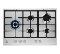 ELECTROLUX KGS7566S2X Placa De Cocina A Gas Inox Empotrable Comandos Frontales