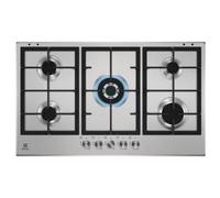 Electrolux KGS9536SX Quemador Encimera Montaje Rasante 6 Inox Rejillas En Hierro