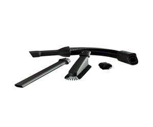 Electrolux KIT19 - Juego de accesorios para el hogar y el coche, caja de almacenamiento, manguera de aspiración flexible, cepillo suave para muebles, boquilla para juntas larga, accesorio para cepillo de polvo, color negro