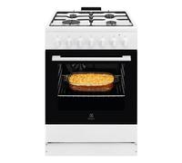 Electrolux LKK620010W Cocina Independiente | Clase energética A | Multifunción, horno ventilado, 4 fuegos de gas