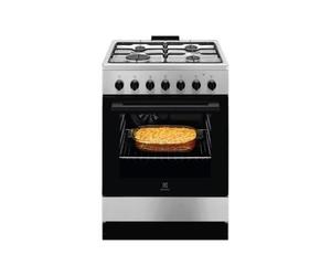 Electrolux LKK620010X Cocina Independiente | Clase energética A | 4 fuegos gas, Horno eléctrico, Encendido electrónico