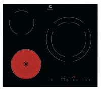 Electrolux LR633CK - Placa Vitrocerámica de 60 Cm 3 Zonas Touch Control Negra