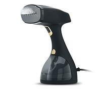 Electrolux LX15003 Vaporizador portátil para ropa y vaporizador de ropa, removedor de arrugas de presión de hierro con removedor de pelo y cepillo para polvo, negro