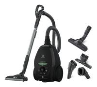 Electrolux PD82-GREEN Aspiradora con bolsa, potencia máx. 600 W, sistema de aspiración AeroPro, 2 cepillos, accesorio 3 en 1, color negro
