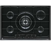 ELECTROLUX PN750UV Encimera Negra 75 Cm 5 Fuegos Quemador Triple Corona