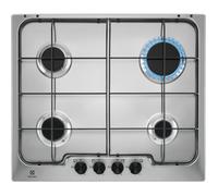 Electrolux RGG6242OOX Quemador Encimera A Gas Suave Linea 4 Fuegos 60CM