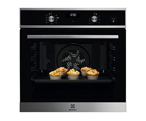 Electrolux Serie 600 - Horno eléctrico empotrado a vapor multifunción, capacidad 72 L, EOD5H40X, Clase A, Ventilado, cocción y limpieza a vapor Potencia, 589 x 596 x 569 mm, acero inoxidable