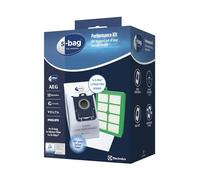 Electrolux SRK201S - Kit de accesorios para aspiradora UltraSilencer, 4 bolsas S-bag de larga duración, 2 filtros EFH12 S-Filter y filtro de motor, compatible con Powerforce y Silentperformer