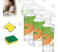 Electrolyzed Ion Kitchen Cleaner Spray, Kitchen Appliance Cleaner, Multipurpose Natural Oil Stain Remover Spray for Oven, Stove & Range Hood (3Pcs)
